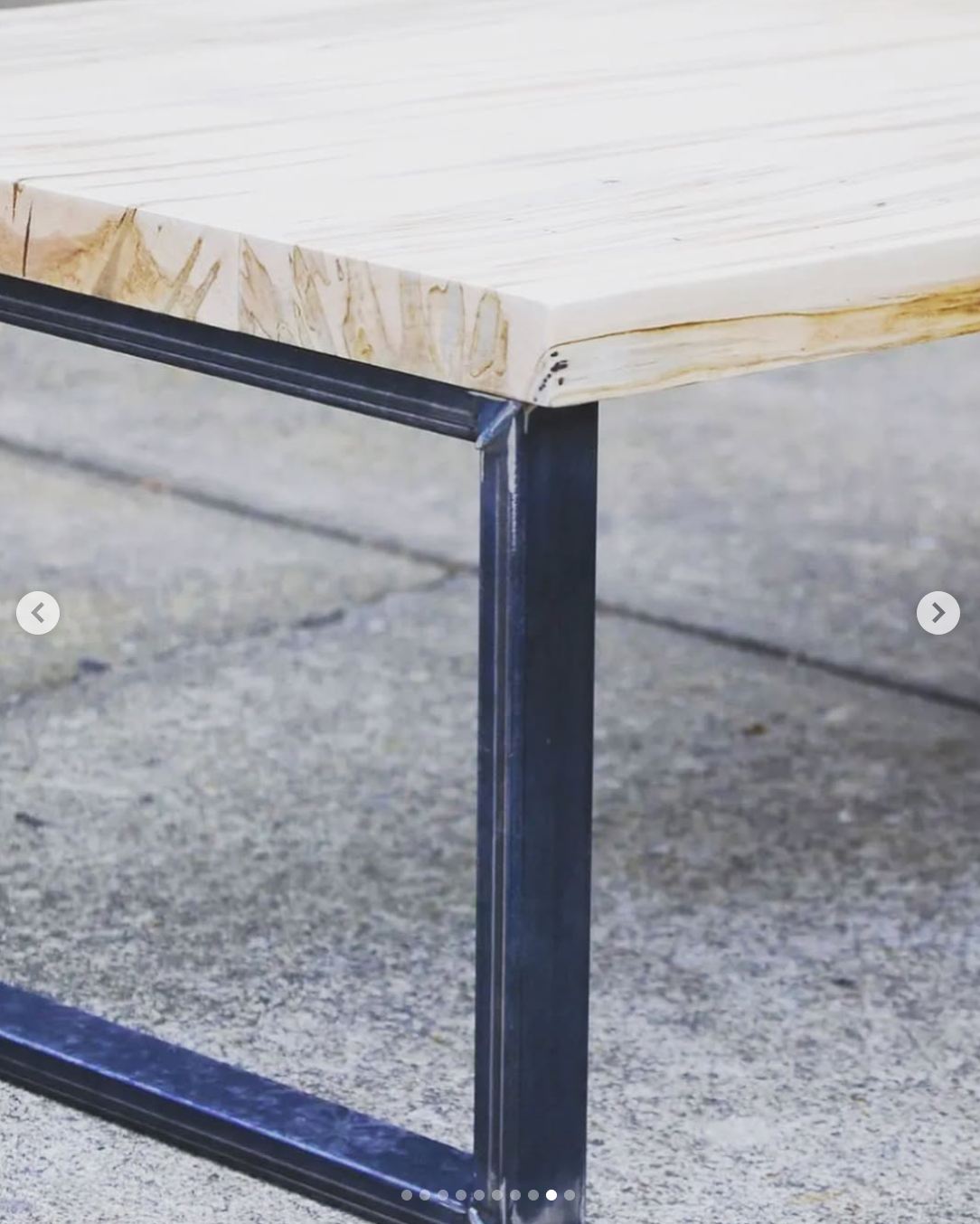 U- Frame Welded Table Leg Pair