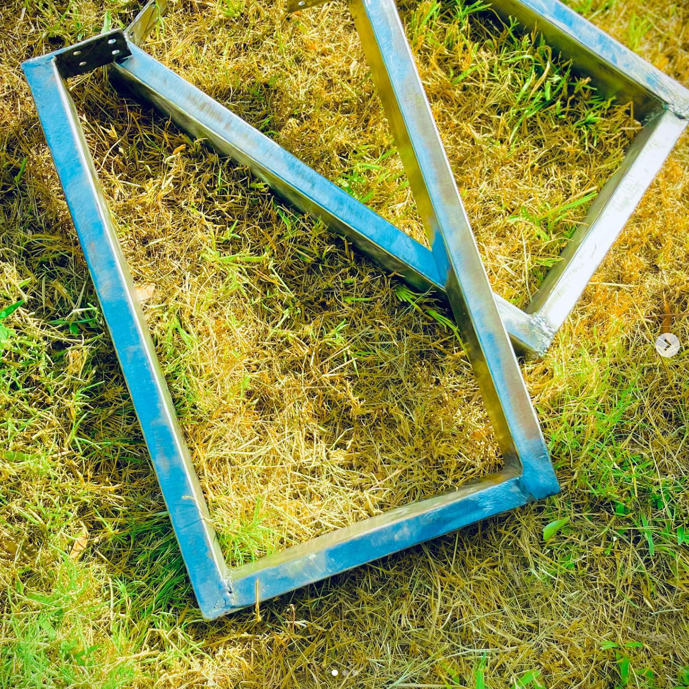 U- Frame Welded Table Leg Pair